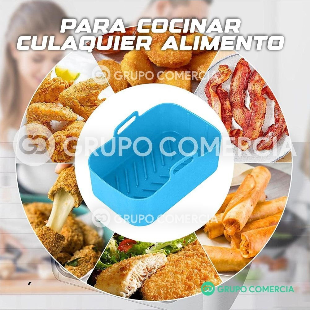 Molde Protector Para Freidora Airfryer Silicona Reutilizable