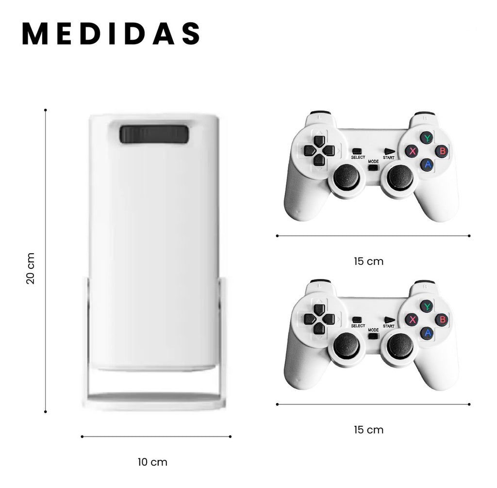 Proyector Smart S40 Max Pro 4K Android 11 Wifi 5G + 2 Controles Pantalla 200 30.000 Juegos Y Apps