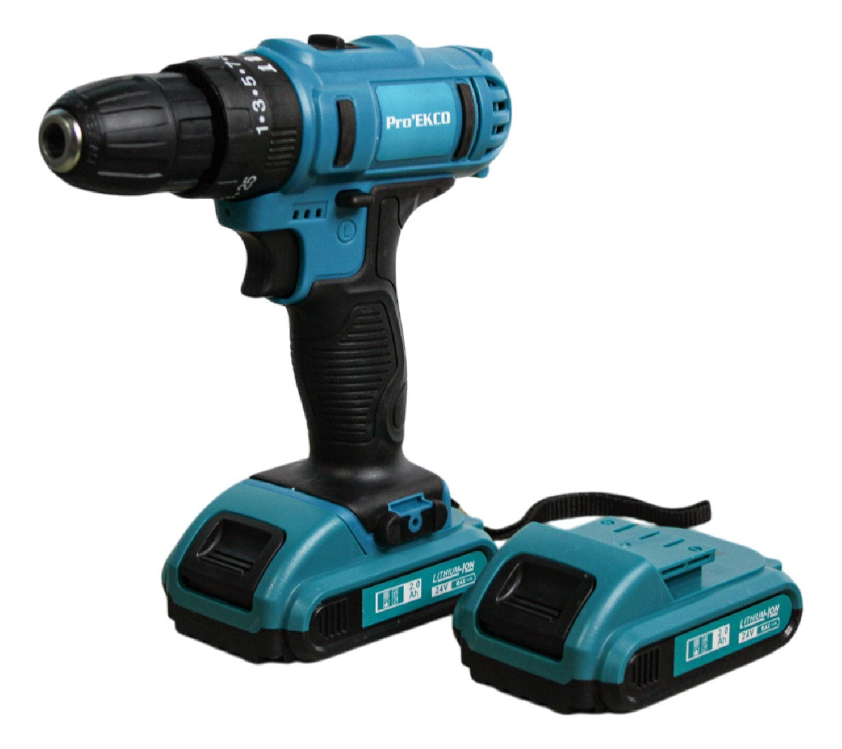 Taladro Percutor 24V Inalambrico 2 Baterias 24V Con Estuche