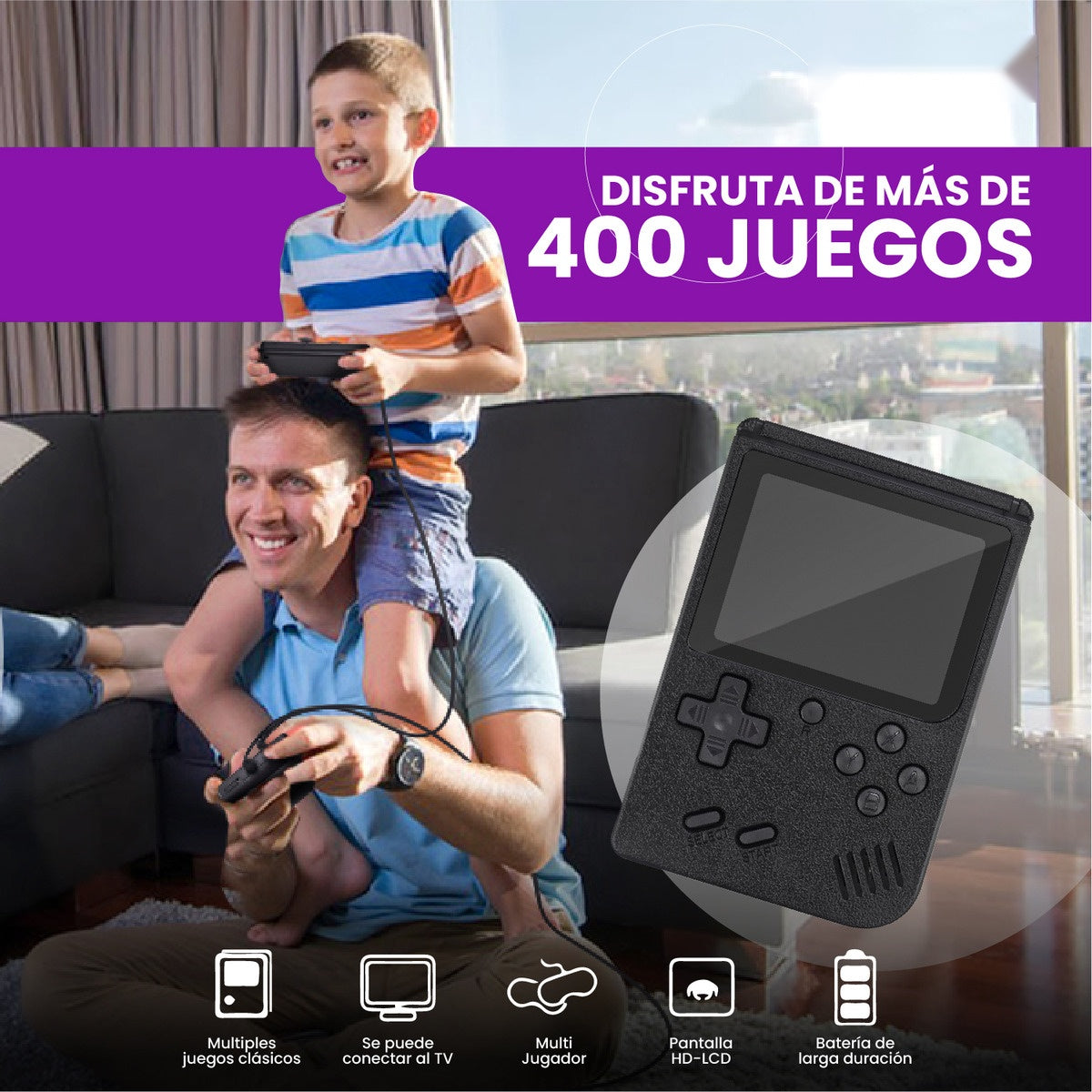 Smart Watch Deportivo Serie 8 Plus Con Audifonos Case Y Videojuegos Blak Edition