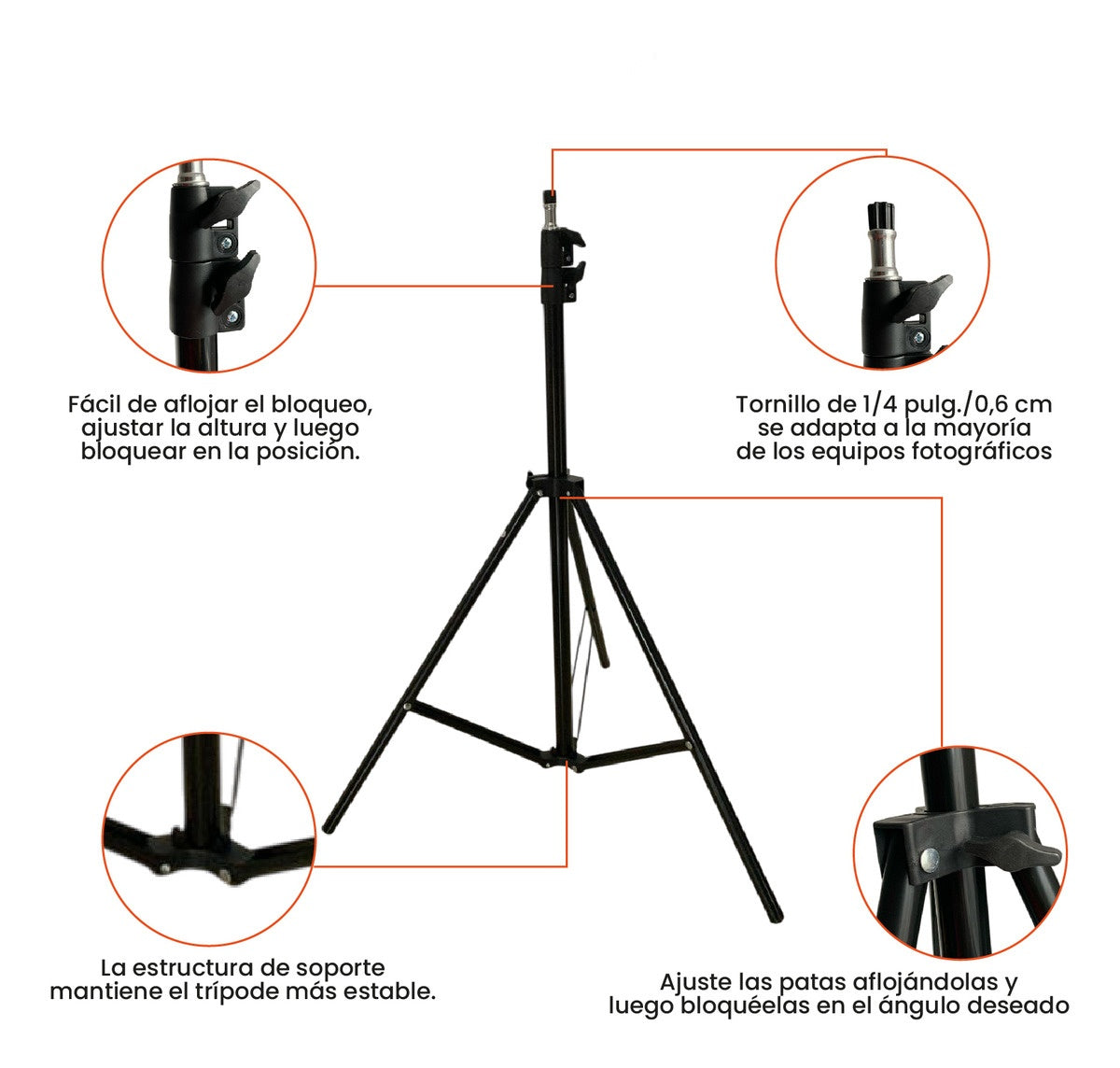 Panel Iluminacion Profesional Creacion De Contenido Multicolor Ajustable Rgb Tripode