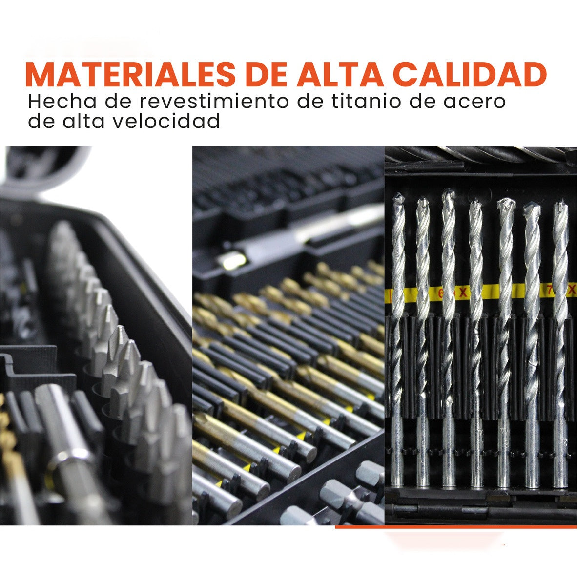 Puntas Brocas Para Taladro Estuche 246 Pz Profesional