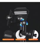 Soporte Celular Para Moto Espejo Metalico De Alta Calidad Ajustable