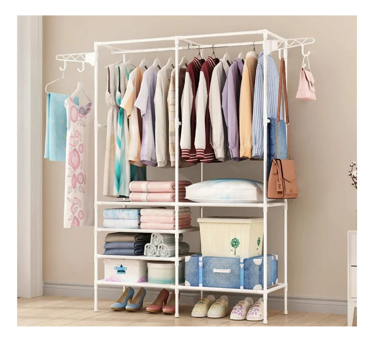 Closet Armable Organizador De Ropa Closet Rack Ajustable