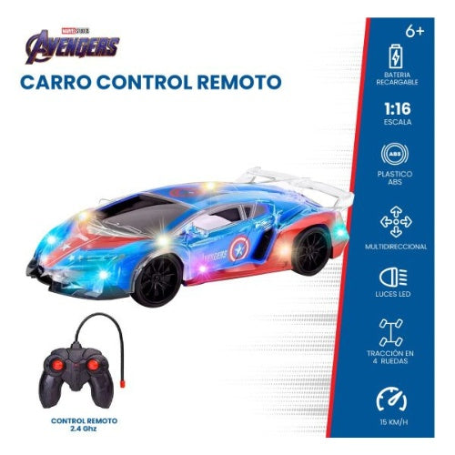 Carro Control Remoto Lambo Capitan America Recargable