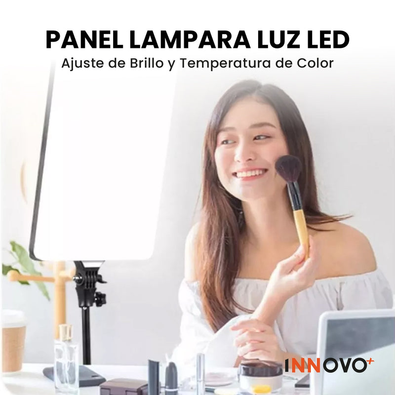 Panel De Luz Profesional 4000W Tripode Control Remoto Luz Blanco Puro Blanco Calido Luz Amarillo