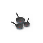 Set 3 Sartenes Imusa Antiadherentes Con Indicador De Calor Resistentes