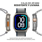 Smartwatch Hk 10 Ultra Amoled Chat Gpt Alta Gama Compatible Con Android Ios Gris Edition
