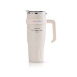 Termo Acero Inoxidable 900Ml Premium Sitarayuri Doble Boquilla Frio/Calor Coffee Beige