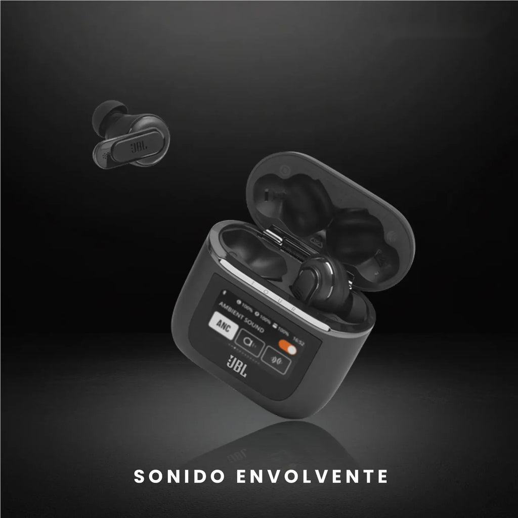 Audifonos Jbl Tour Pro 2 Calidad 1.1 Con Pantalla Tactil Negro Full Sound