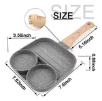 Sarten Antiadherente Multiuso 3 En 1 Para Huevos Carne Small