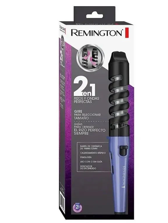 Rizador 2 En 1 Remington Original Pinza Alisa Rizos Finos