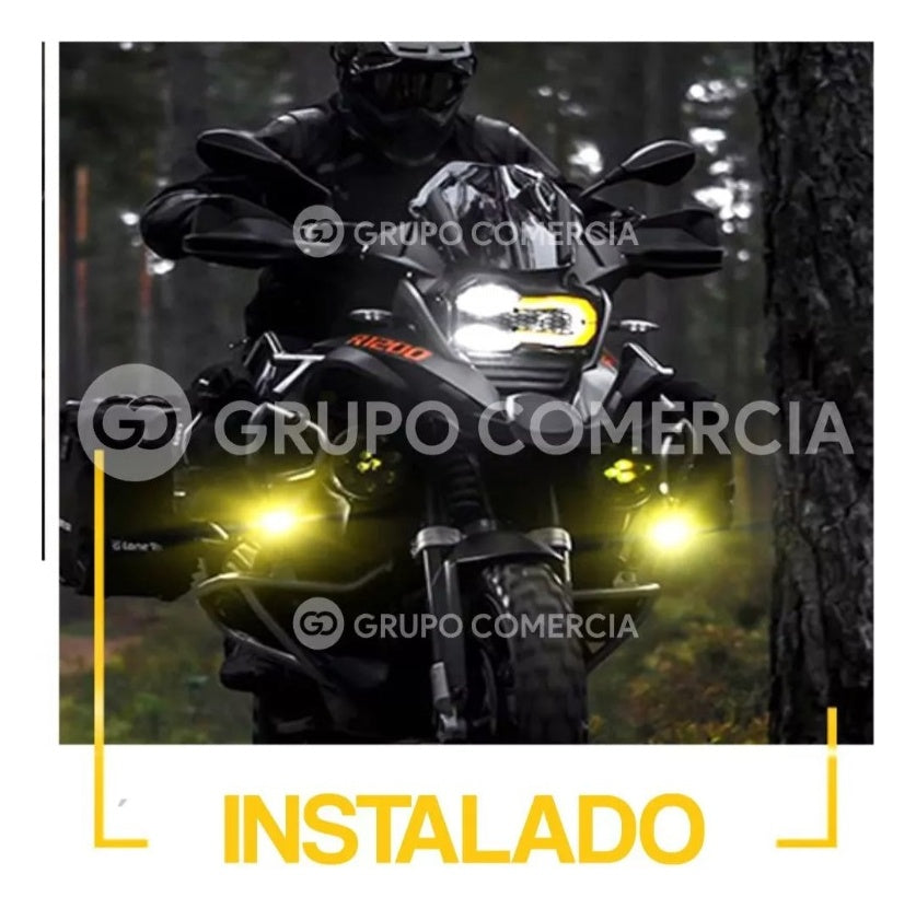 Par Exploradoras Moto Carro Turbo Led 12.000 Lm Largo Alance