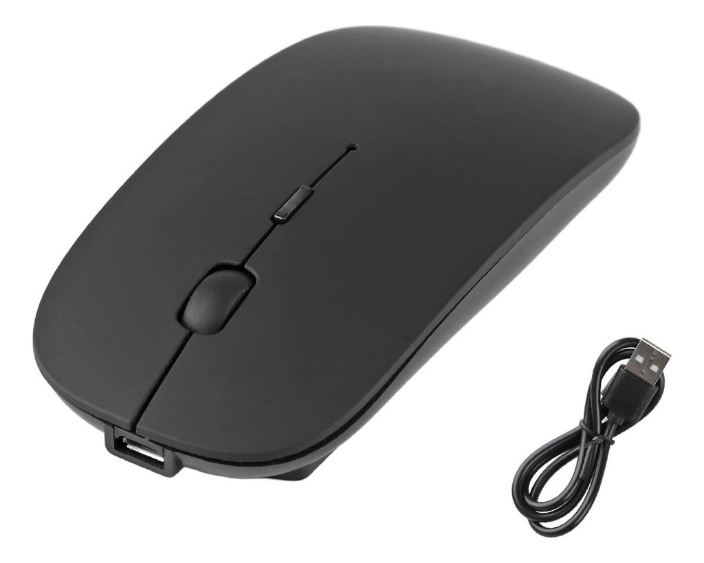 Mouse Inalambrico 2 En 1 Bluetooth 4.0/2.4G Recargable Negro