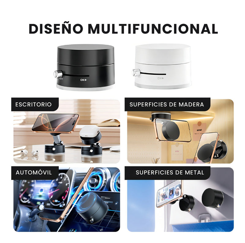 Soporte Holder Multifuncional Magnetico Universal Con Ventosa Para Celulares Y Tablets