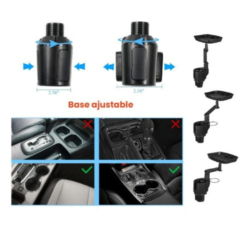 Soporte Holder Para Carro Bebidas Bandeja Funcional