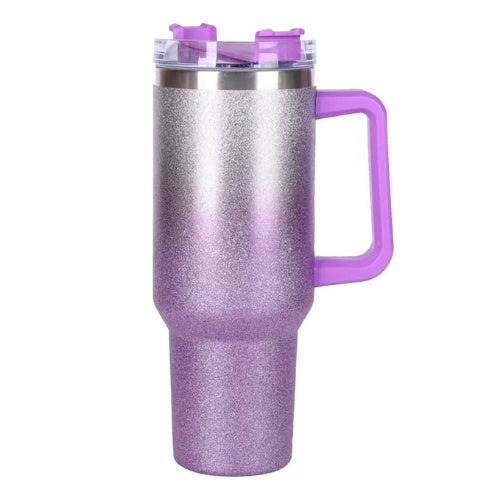 Vaso Termo Acero Inoxidable Diseno Brillantes 1.2 L Pitillo