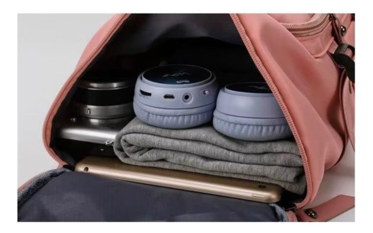 Bolso Maleta Morral Deportivo Impermeable Multifuncional Pink Rose