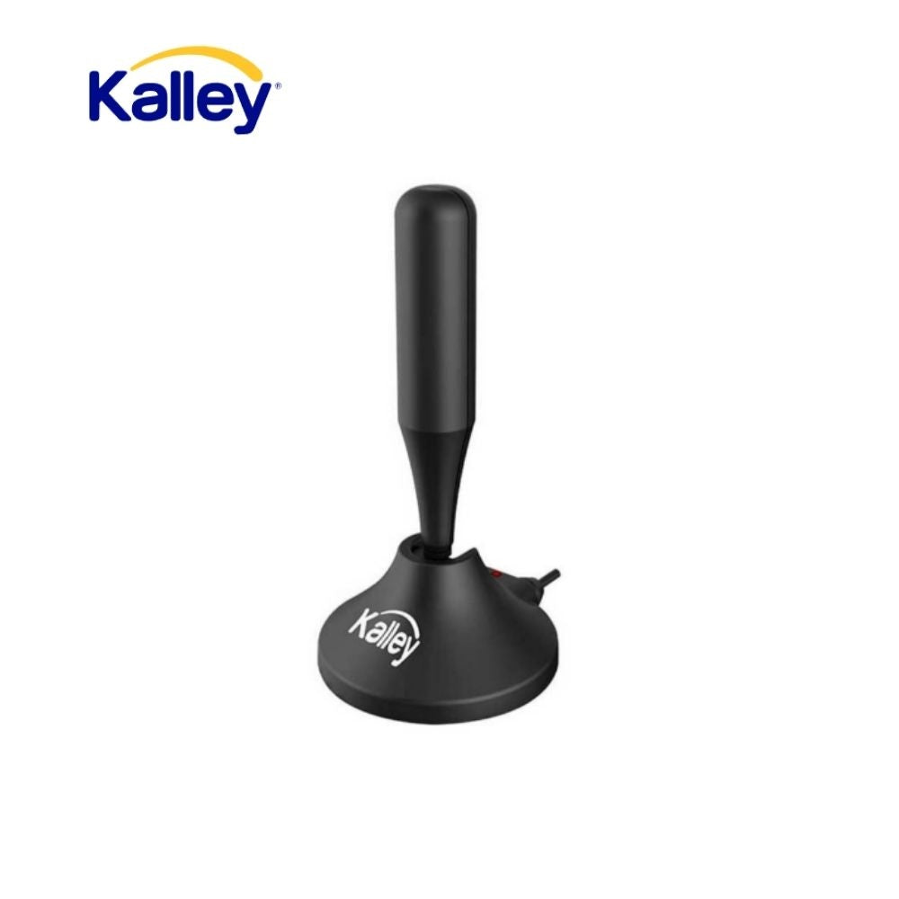 Antena Digital Pasiva Kalley Hdtv Tdt 32Km Con Cable 1.85M Negro
