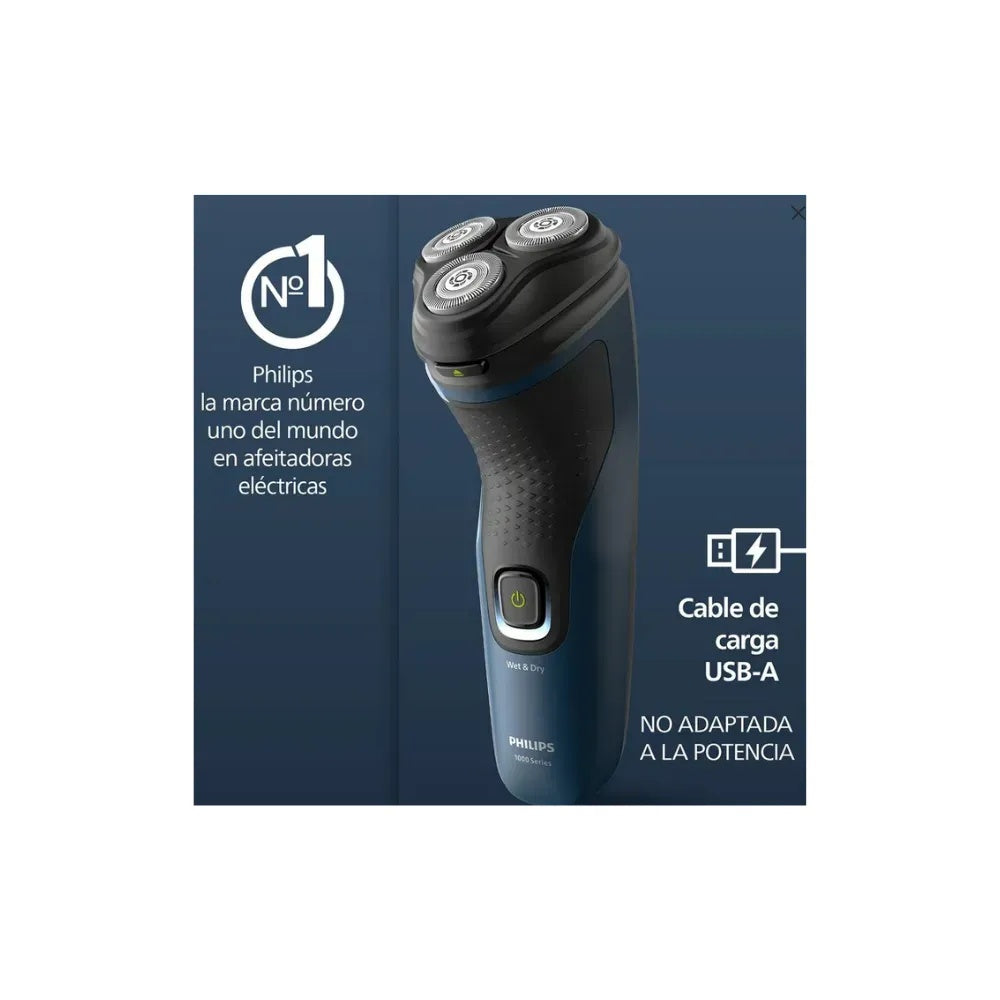 Afeitadora Electrica Serie 1000 Wet & Dry Philips S1151 Original