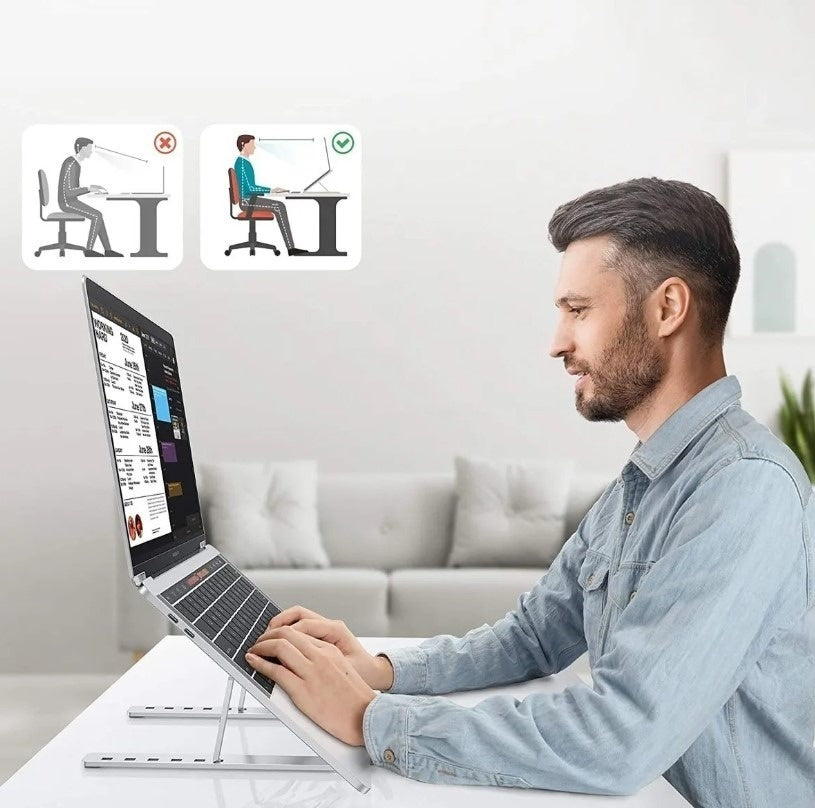 Base Portatil Tablet Ergonomica Reclinable 6 Niveles