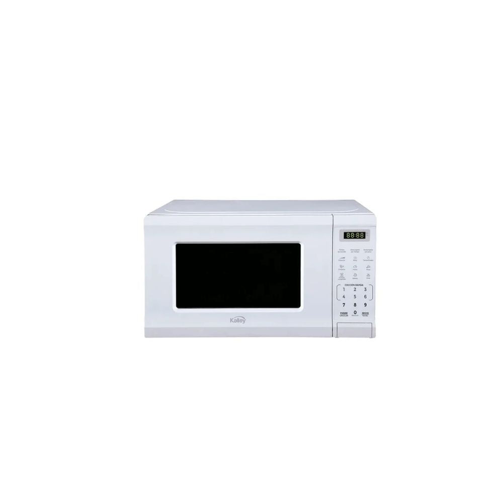 Microondas Kalley 20 Litros Digital Blanco Con Panel Tactil