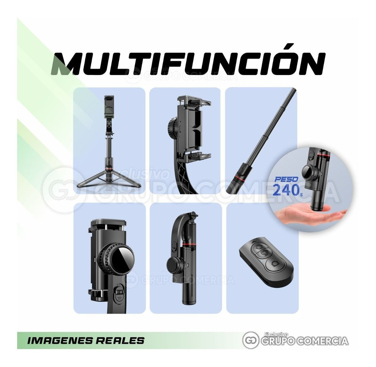 Gimbal Estabilizador Celular Robotico Tripode Selfie 5 En 1