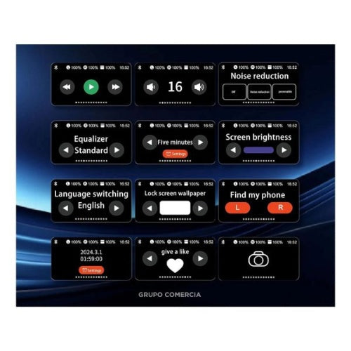 Audifonos Airpods Pro 2 Tactiles Pantalla Anc Bluetooth Mega Bass