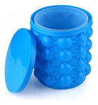 Hielera Molde Silicona Doble Camara Para 120 Cubos De Hielo