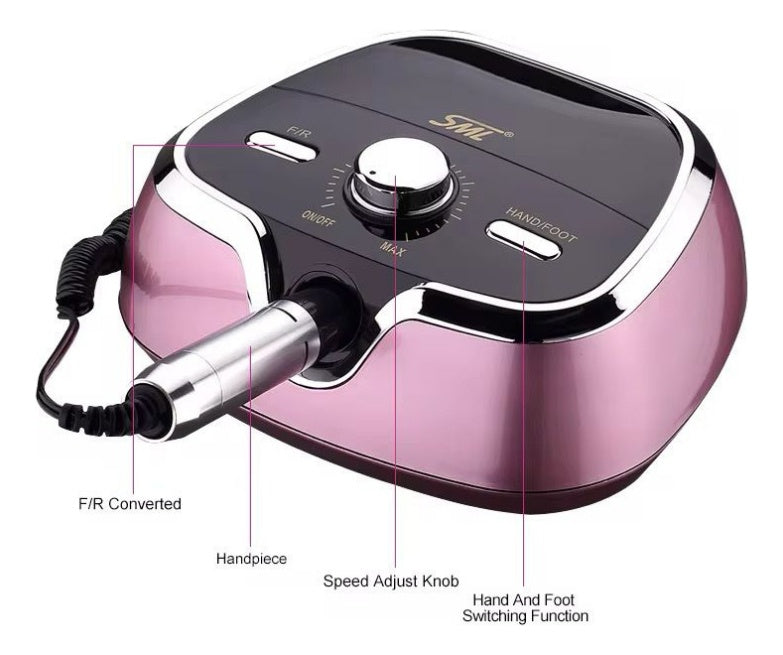 Pulidor De Unas Profesional Con Variedad De Velocidades Con Puntas Trabajo Continuo