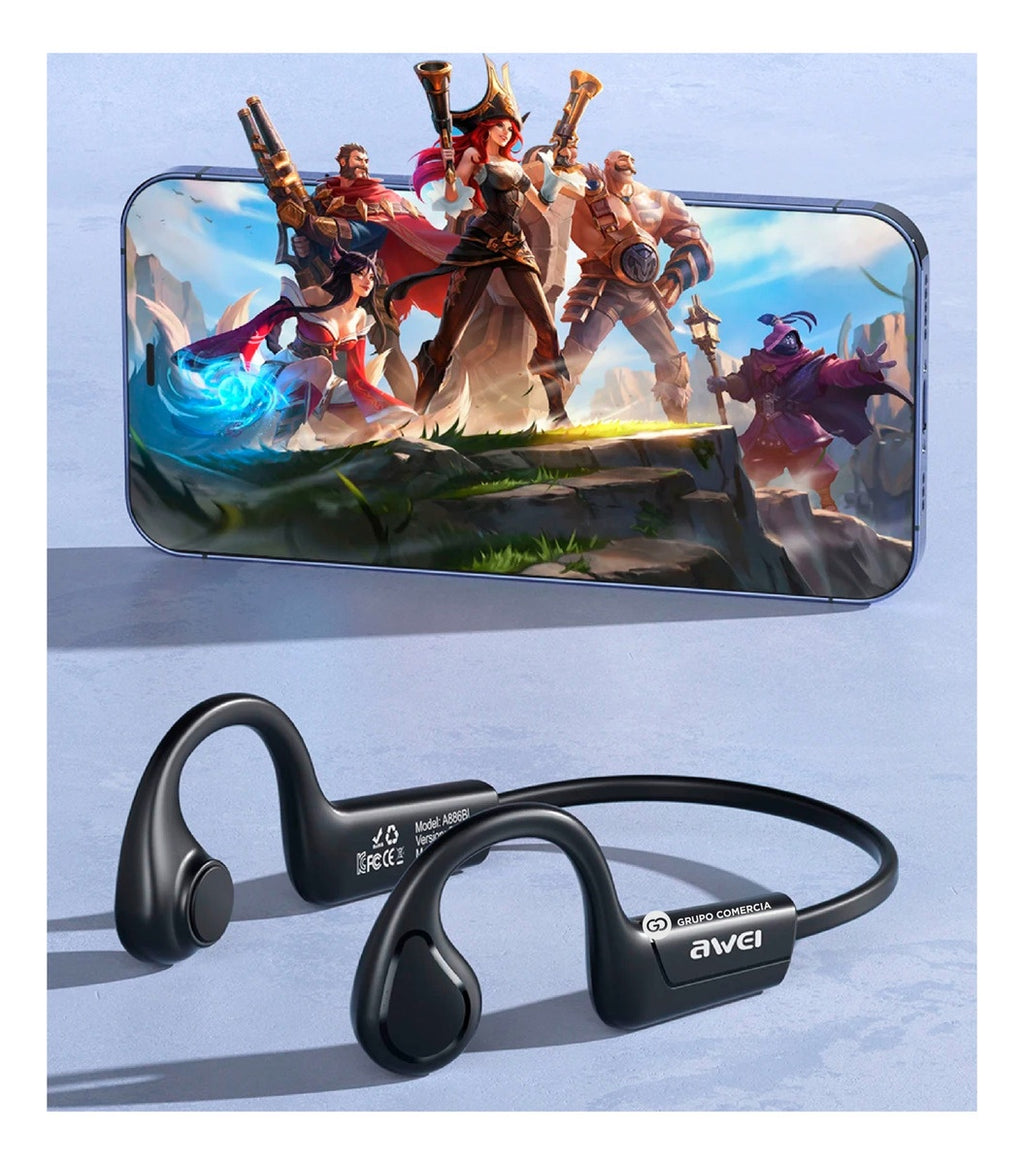 Audifonos Inalambricos Bluetooth Conduccion Osea Recargable