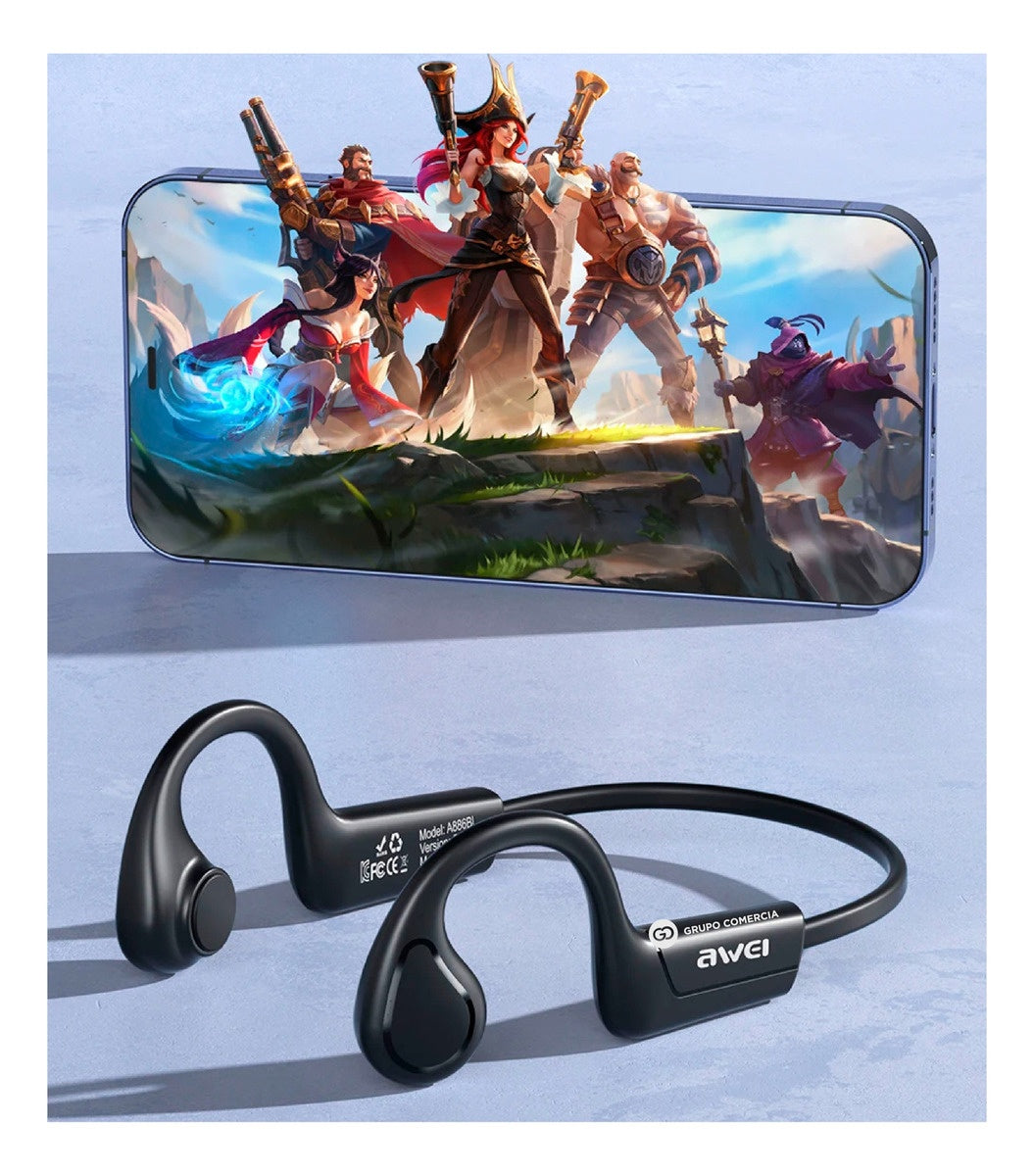 Audifonos Inalambricos Bluetooth Conduccion Osea Recargable