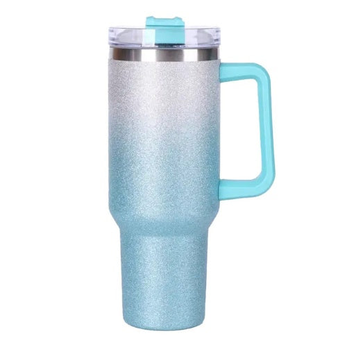 Vaso Termo Acero Inoxidable Diseno Brillantes 1.2 L Pitillo Calor Y Frio Innovo Flask