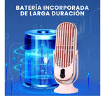 Ventilador Mesa Escritorio Digital 5 Velocidades Elegante Recargable Edicion Pink