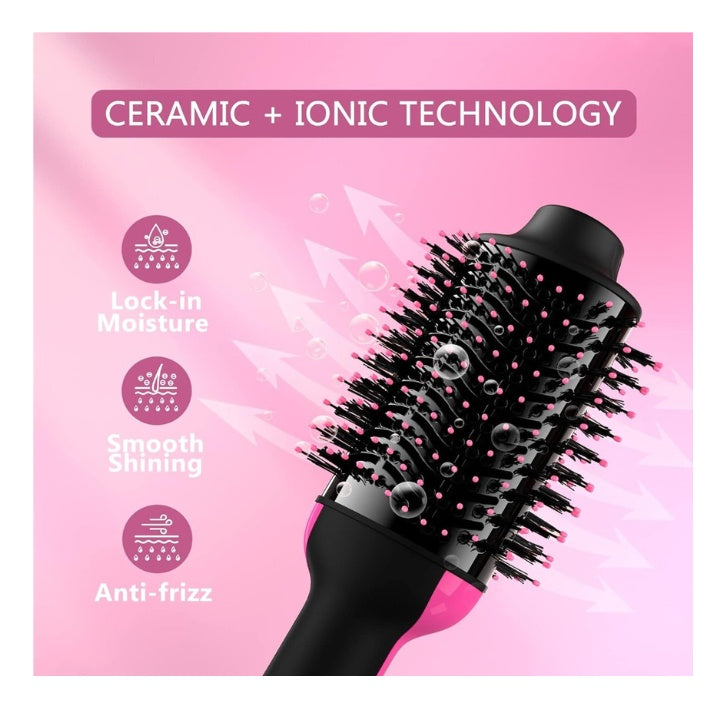 Cepillo Secador Alisador Peina Rapido Aire Caliente Max Power