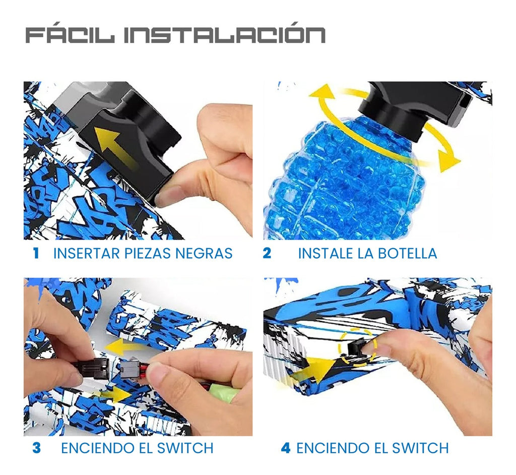Pistola Juguete De Hidrogel Orbis Recargable Ninos