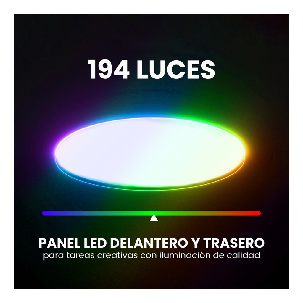 Panel Iluminacion Pro Creacion De Contenido Rgb Ajustable Tripode 2 Metros