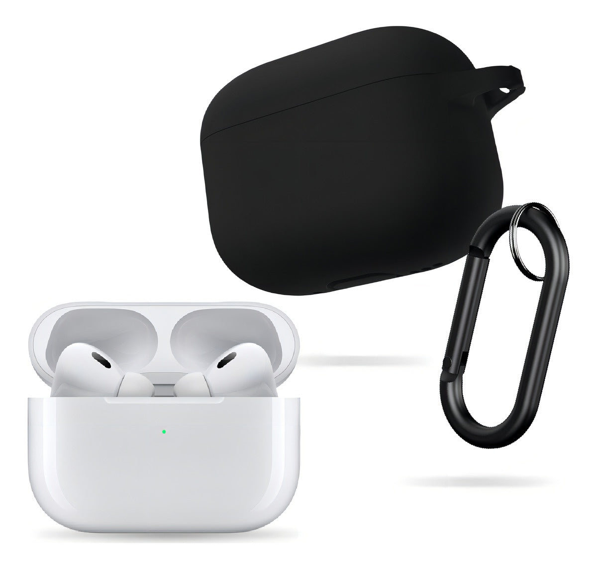 Audifonos Inalambricos Con Estuche Negro Pods 2 Generacion Bluetooth