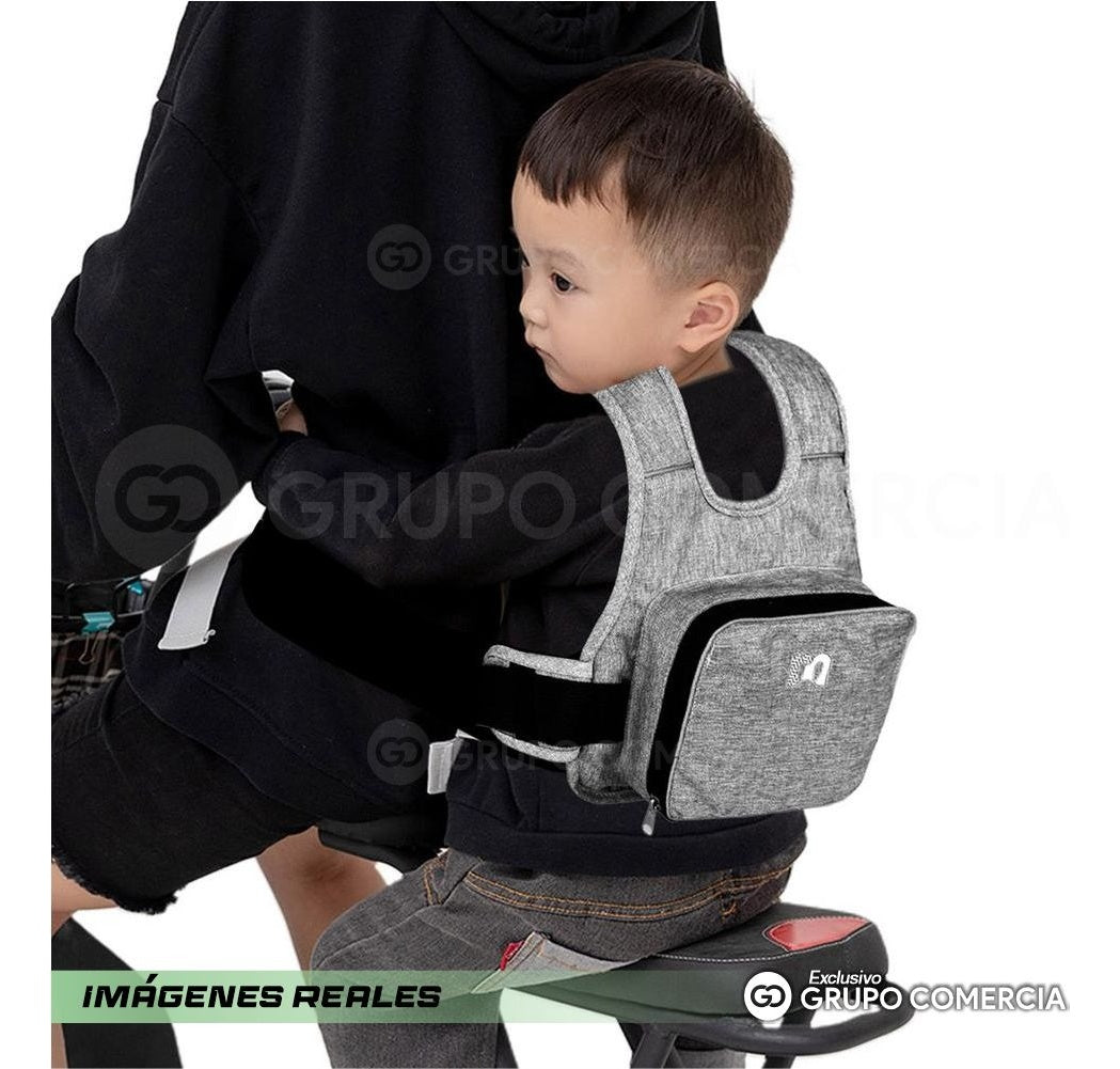 Sujetador Canguro Seguridad Ninos Para Moto/ Bicicleta Arnes