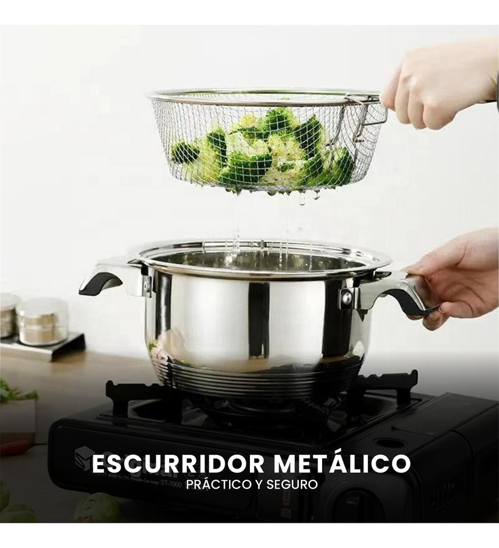Juego De Ollas 100 Piezas Acero Quirurgico Inoxidable Utensilios Cocina Infaltables Cook Ware