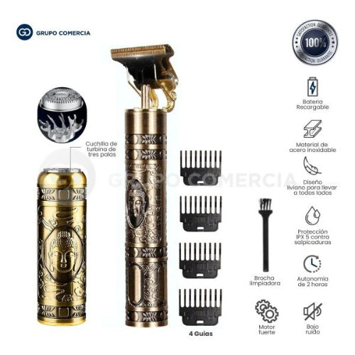 Duo Maquina Afeitado Patillera Y Shaver Electrica Recargable