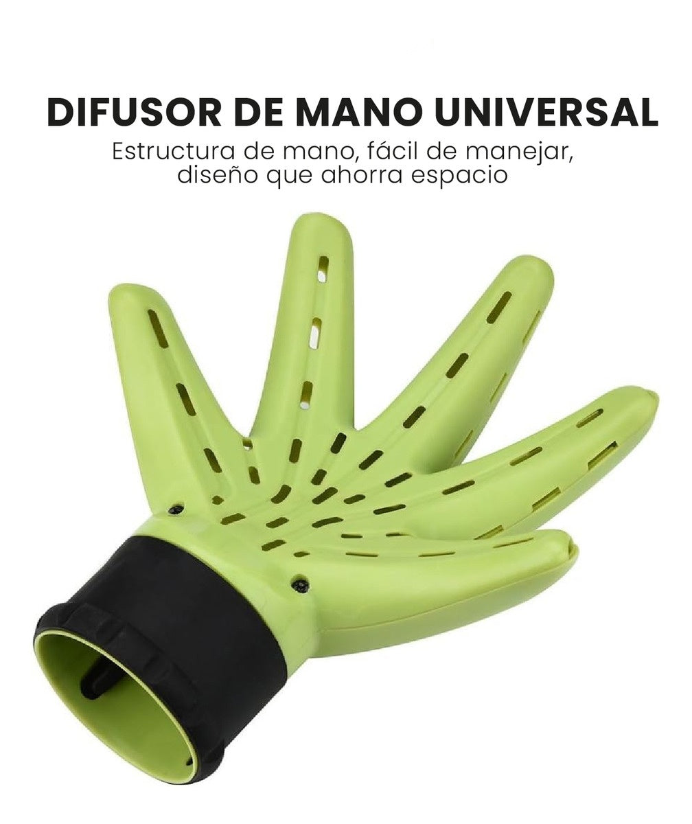 Difusor De Mano Para Secador De Cabello Universal Ideal Para Rizos Volumen Y Secado Eficiente Sin Frizz