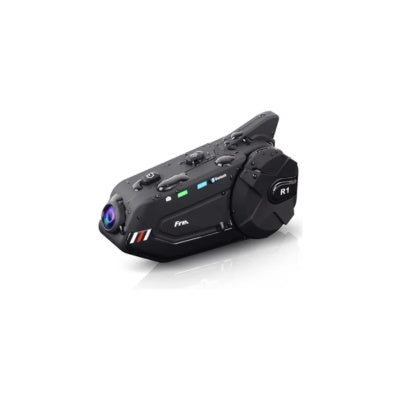 Intercomunicador Moto R1 Pro Con Camara Full Hd, Bluetooth, Grabacion Y Waterproof