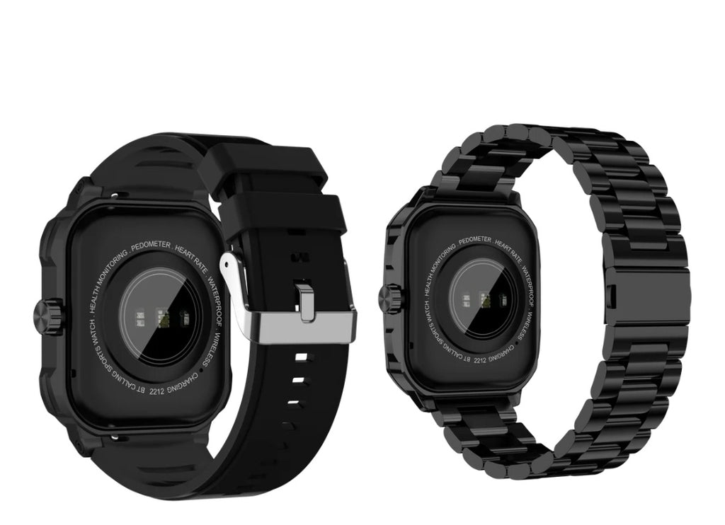 Smartwatch Tw22 Doble Pulso Bisel Mobulaa Black Edition Mesh Modos Deporte Innovo