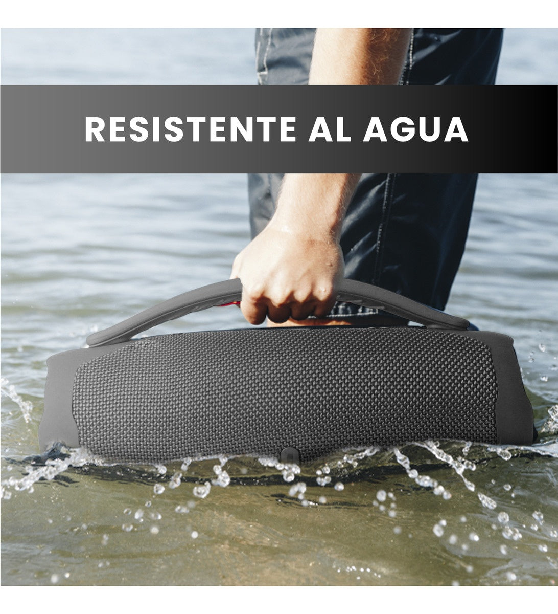 Mini Bocina Parlante Portatil Box Bluetooth Recargable Rgb Gris Innovo Tech