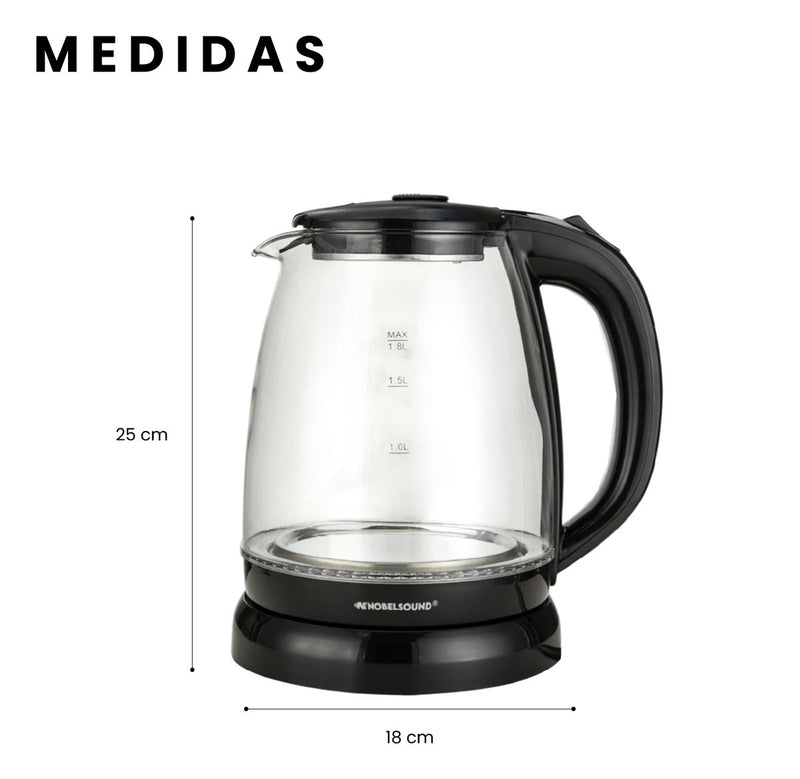 Jarra Electrica Nobelso Hogar Tetera 1.8L