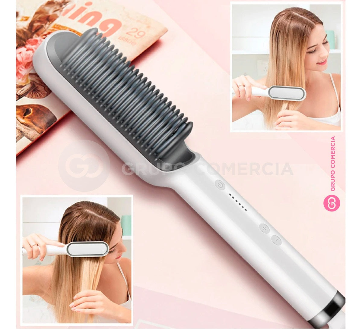 Cepillo Alisador Control De Temperatura Profesional