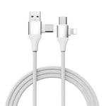 Cable De Carga Universal 4 En 1 Carga Rapida 60W Usb Tipo C Multicargador