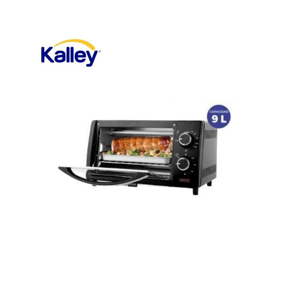 Horno Electrico Kalley 9 Litros - 800W Control De Tiempo