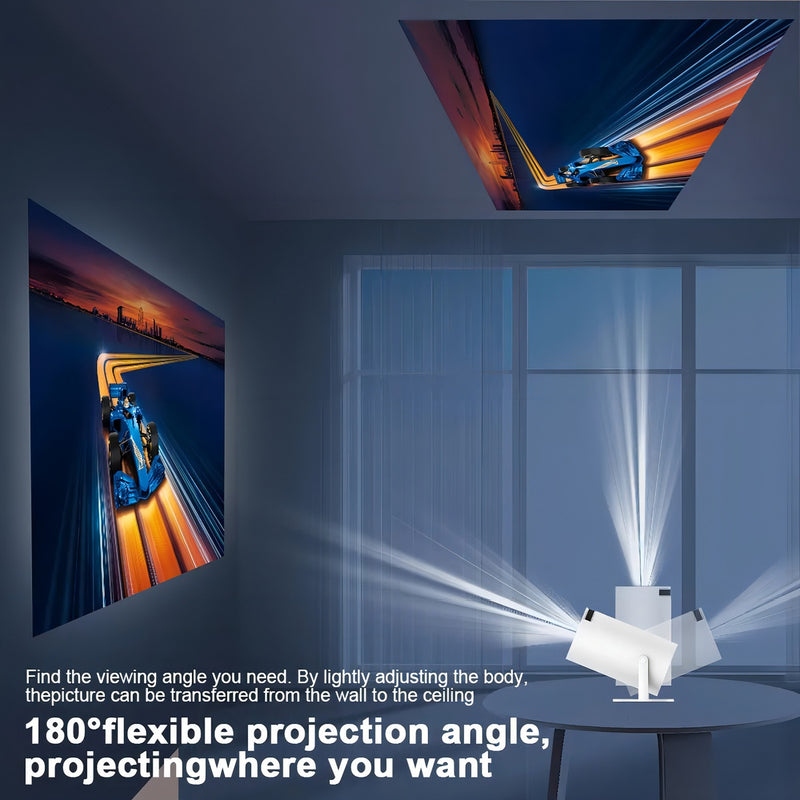 Mini Proyectores Hy300 Blanco 110V/220V Con Android 11